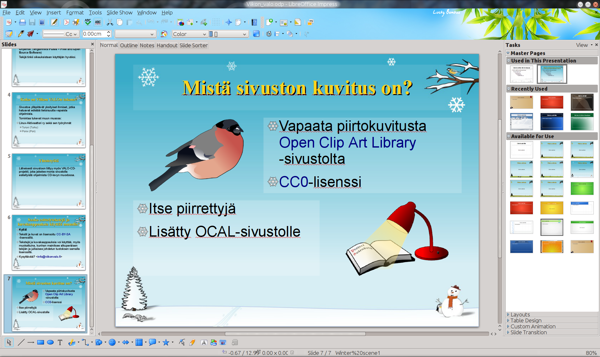 galleryimage:Ohjelman ulkoasua voi muokata Mozillan ohjelmistatutuilla Personas-teemoilla (nykyisinFirefox-teema).
