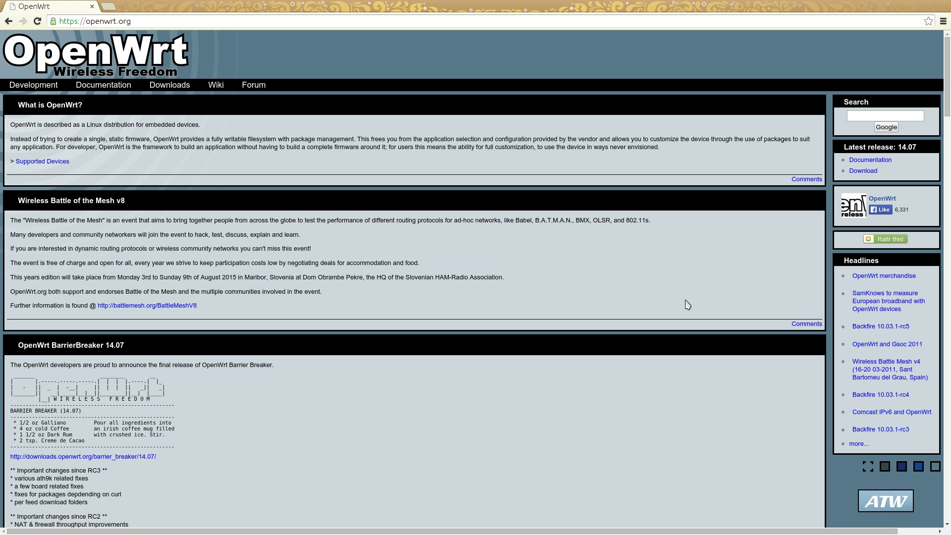 galleryimage:OpenWRT:nkotisivu.